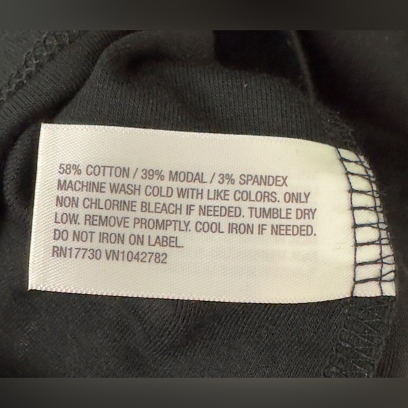 Ava & Viv  - Black Crew Neck 3/4 Length Sleeve Boat Neck T-Shirt XXL (17… - Picture 5 of 7